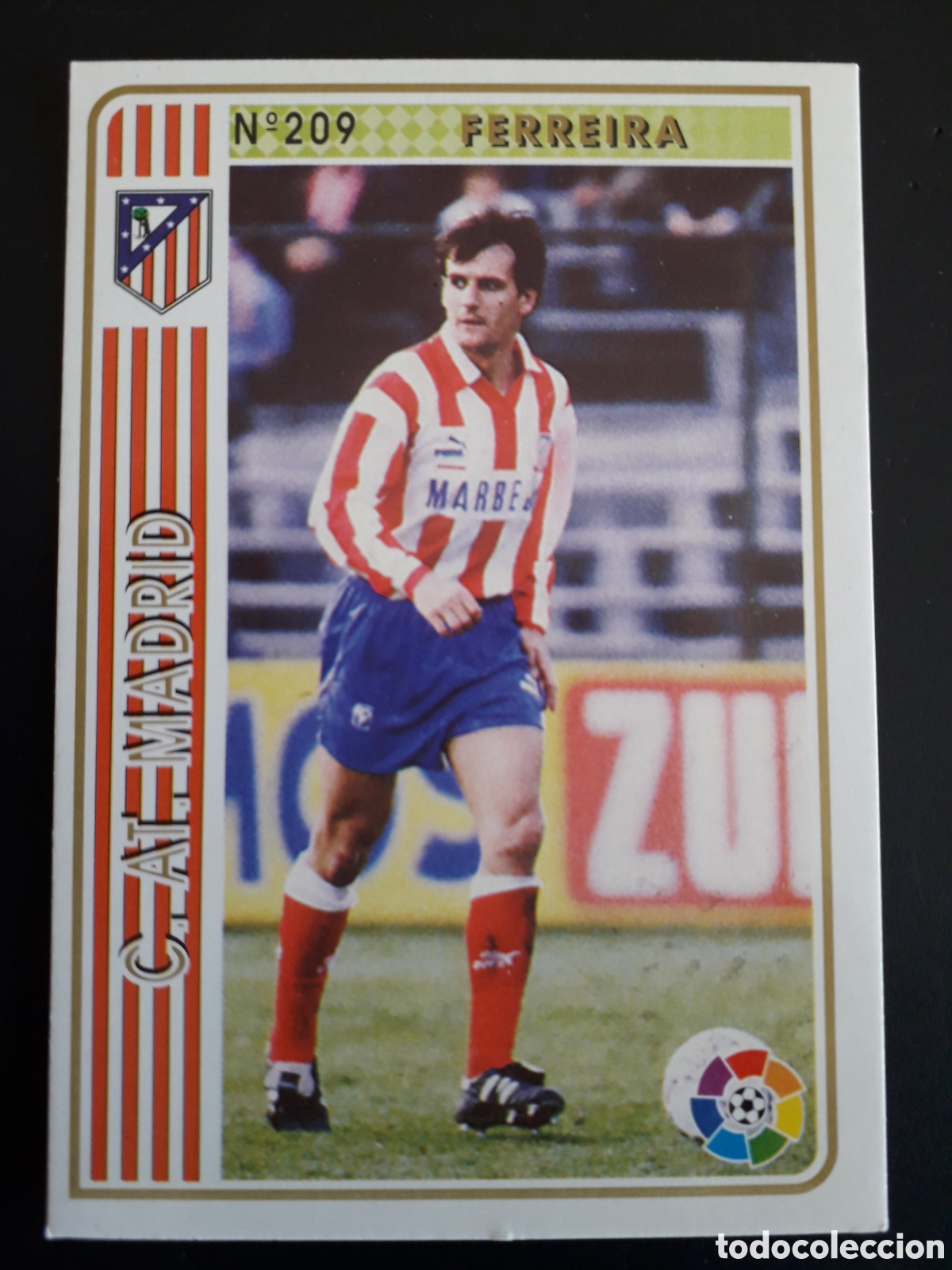 Football Stickers: FERREIRA AT MADRID LAS FICHAS DE LA LIGA 1994 1995 94 95 N&deg; 209 MUNDICROMO MC PEDIDO M&Iacute;NIMO 3&euro;