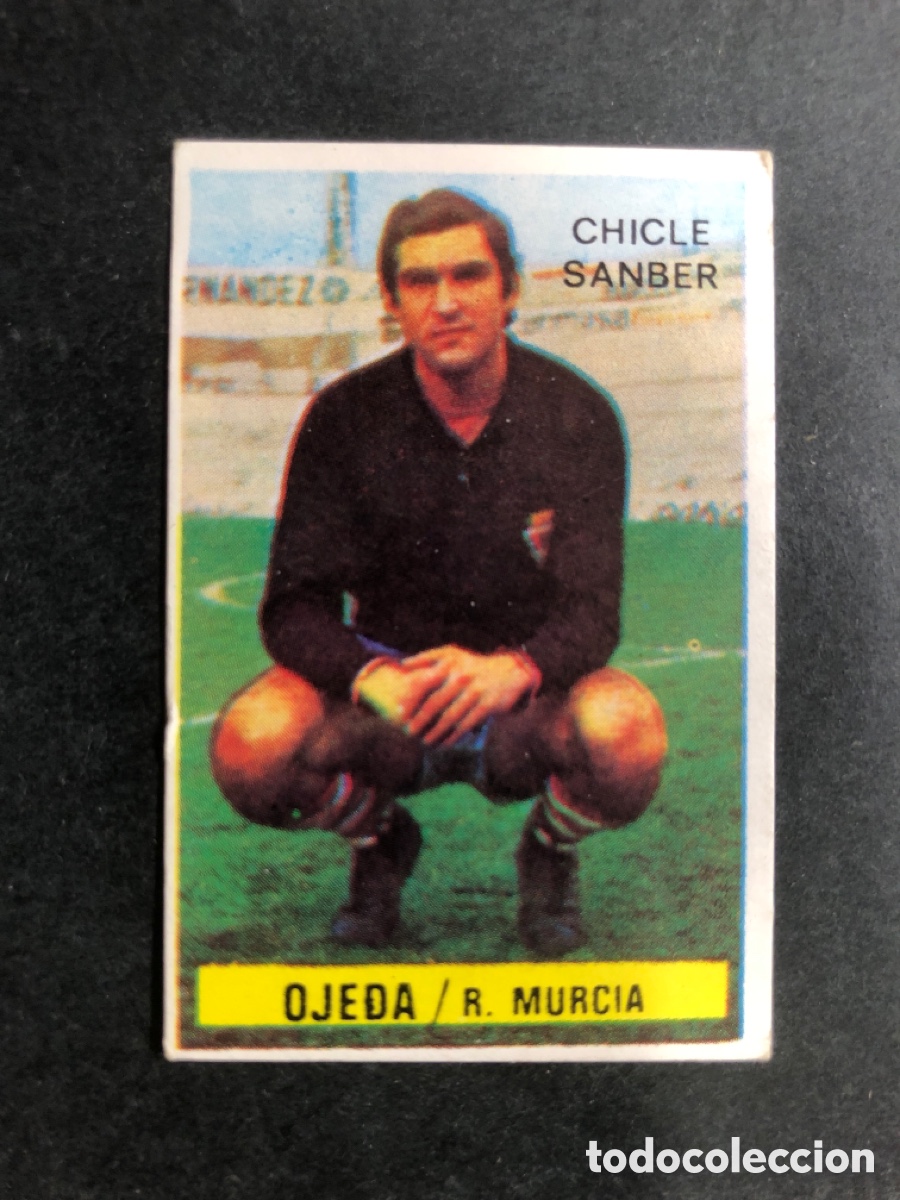Football Stickers: CROMO FUTBOL SIN PEGAR OJEDA R.MURCIA CHICLE SANBER