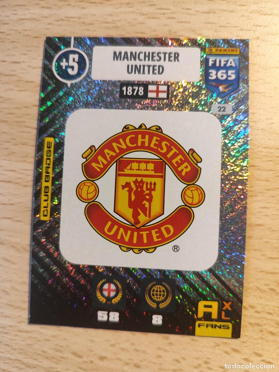 Cromos de Futebol: 22 FIFA 365 2021 ADRENALYN XL CLUB BADGE ESCUDO MANCHESTER UNITED CLUB BADGE PANINI 21 2020 20