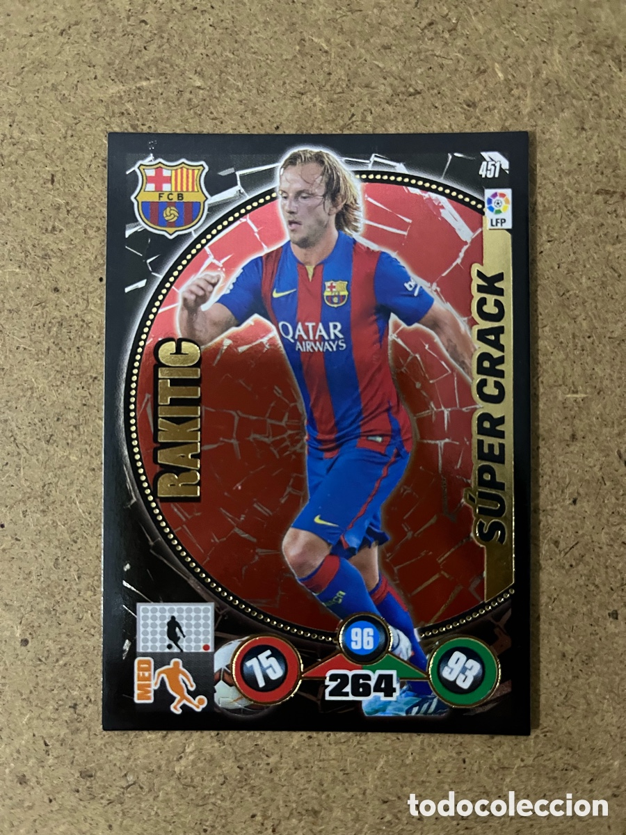Figurine di Calcio: ADRENALYN 2014 2015 14 15 CROMO PANINI FUTBOL N 451 BARCELONA SUPER CRACK RAKITIC