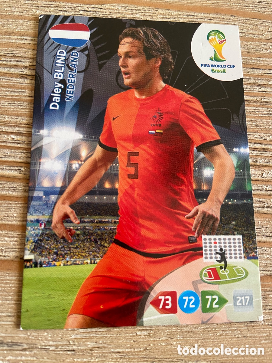 Football Stickers: BLIND HOLANDA ADRENALYN XL BRASIL 2014 WORLD CUP MUNDIAL FUTBOL 14