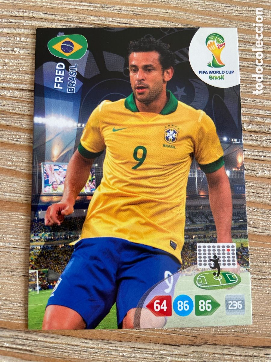 Figurine di Calcio: FRED BRASIL ADRENALYN XL BRASIL 2014 WORLD CUP MUNDIAL FUTBOL 14
