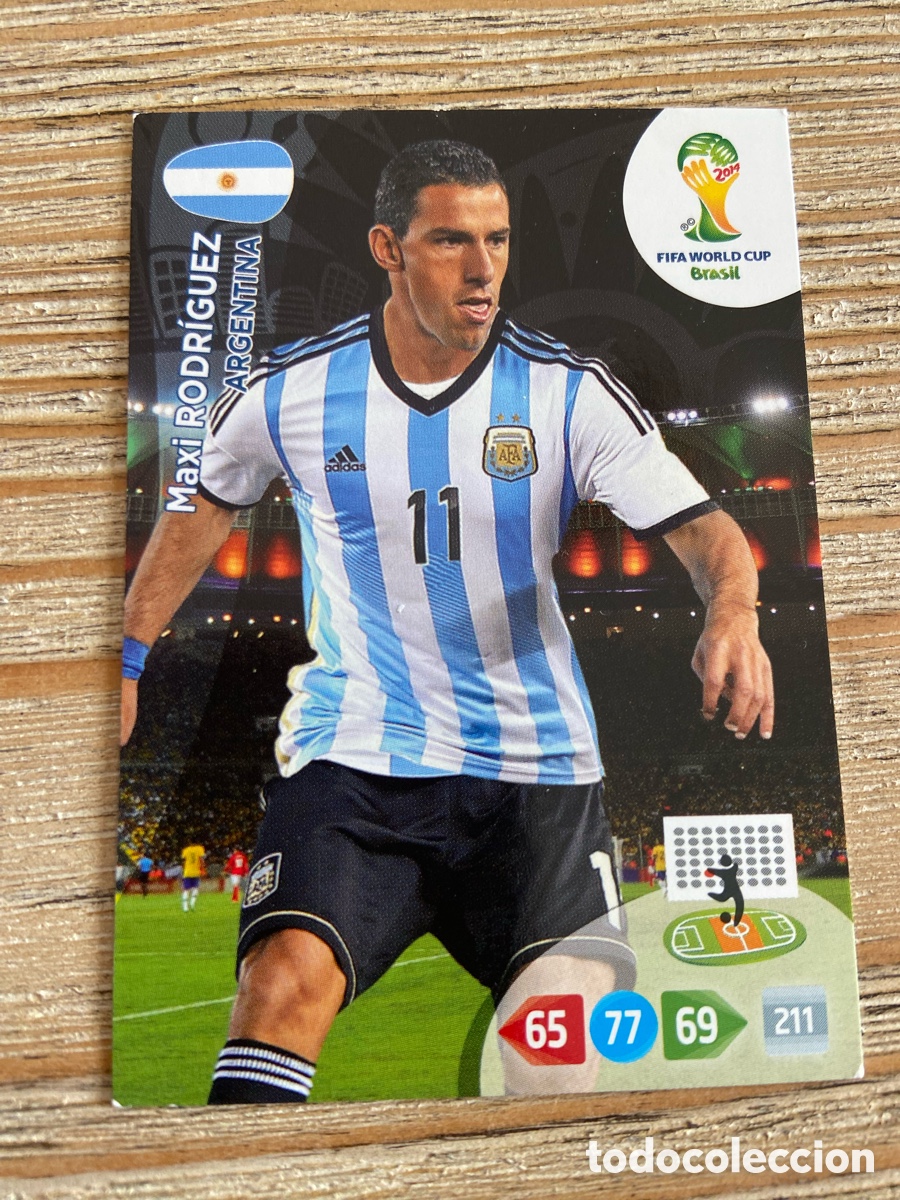 Cromos de Futebol: MAXI RODRIGUEZ ARGENTINA ADRENALYN XL BRASIL 2014 WORLD CUP MUNDIAL FUTBOL 14