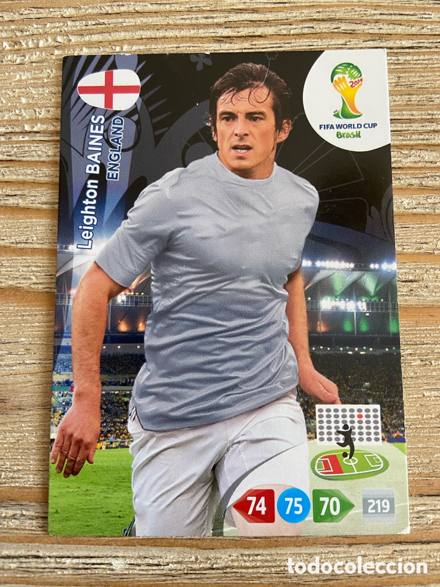 Football Stickers: BAINES INGLATERRA ADRENALYN XL BRASIL 2014 WORLD CUP MUNDIAL FUTBOL 14