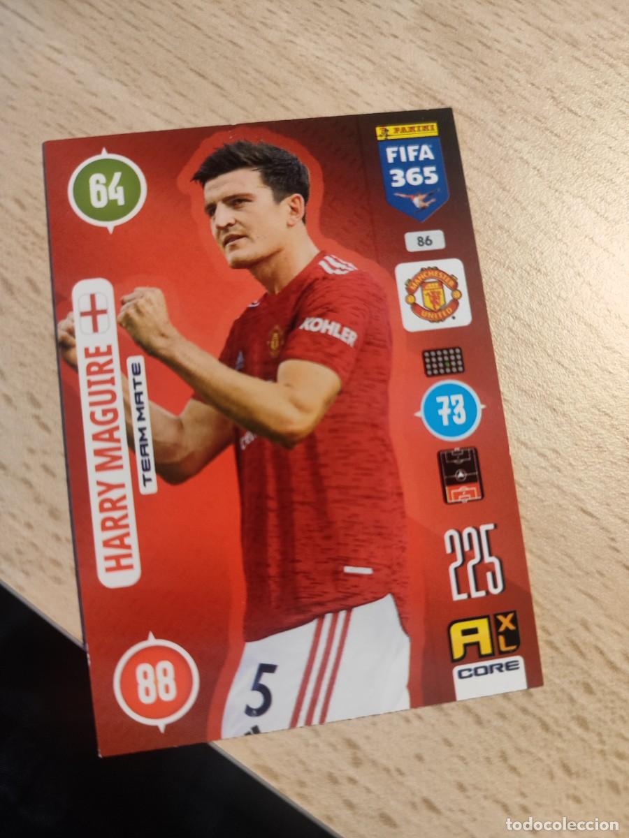 Cartes &agrave; collectionner de Football: 86 FIFA 365 2021 ADRENALYN XL HARRY MAGUIRE MANCHESTER UNITED TEAM MATES PANINI 21 2020 20