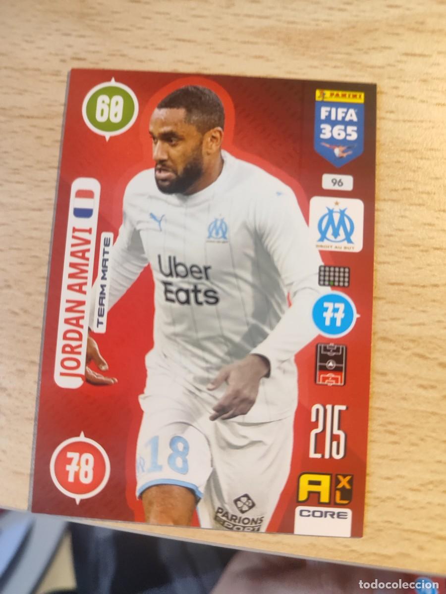 Cromos de Futebol: 96 FIFA 365 2021 ADRENALYN XL JORDAN AMAVI OLYMPIQUE DE MARSEILLE TEAM MATES PANINI 21 2020 20