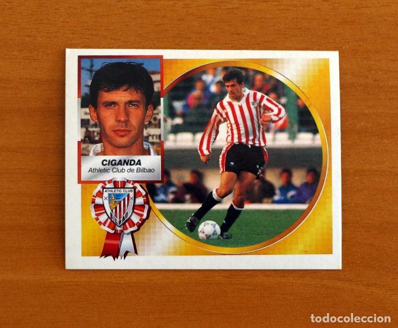 Fu&szlig;ball-Sticker: Athletic de Bilbao - Ciganda - Ediciones Este Liga 1994-1995, 94-95 - Nunca Pegado