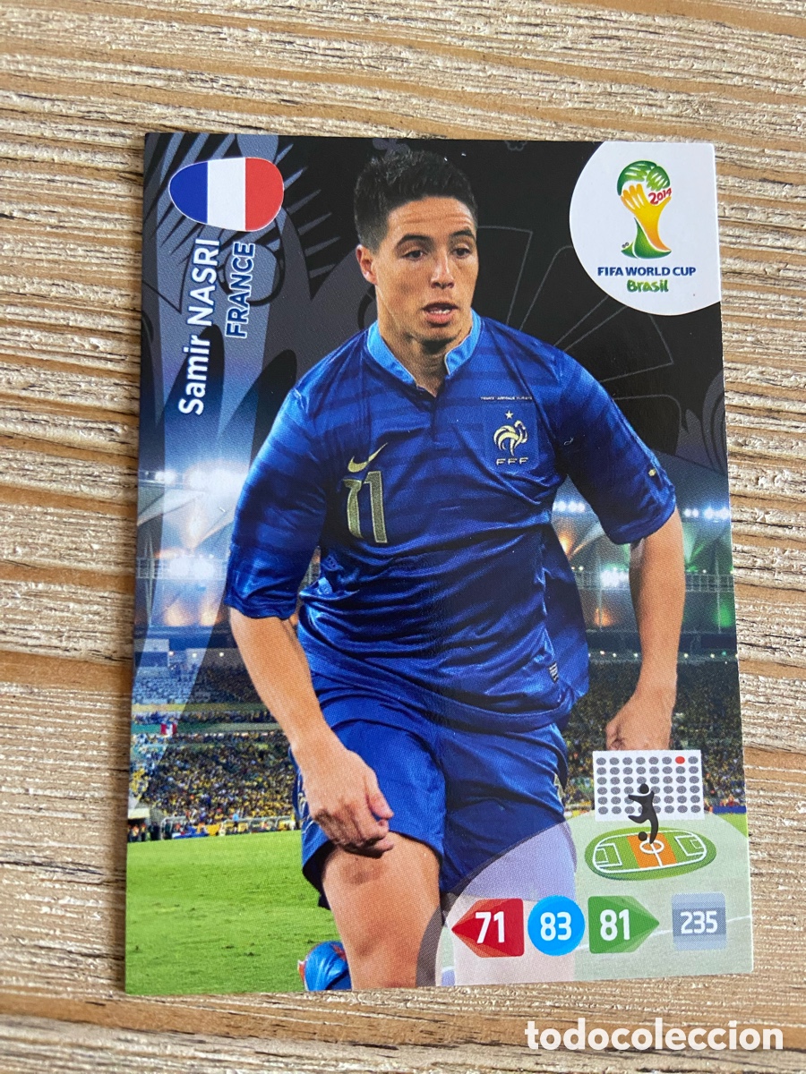 Cromos de Futebol: NASRI FRANCIA ADRENALYN XL BRASIL 2014 WORLD CUP MUNDIAL FUTBOL 14