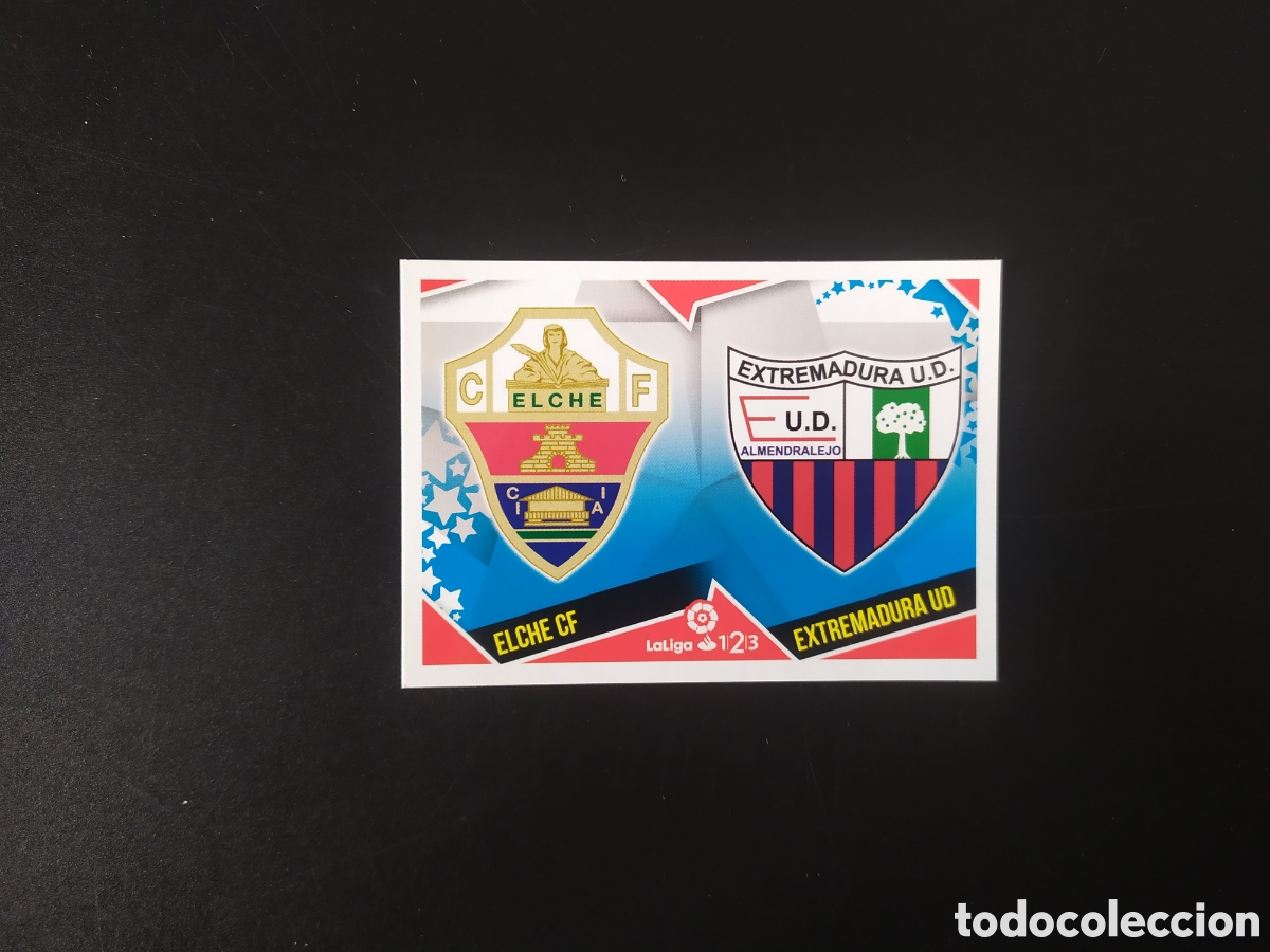 Cromos de Futebol: Liga este 2018 2019 18 19 panini escudos Liga 1/2/3 n&deg; 4 Elche Extremadura