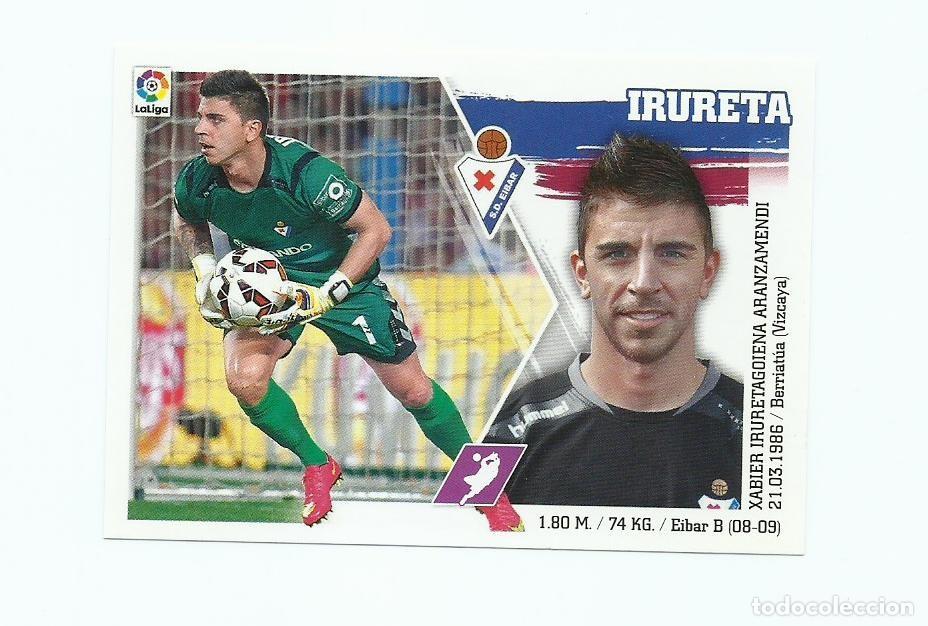 Cromos de f&uacute;tbol: EDICIONES ESTE 2015/2016 3 IRURETA EIBAR NUEVO PERFECTO - Foto 1