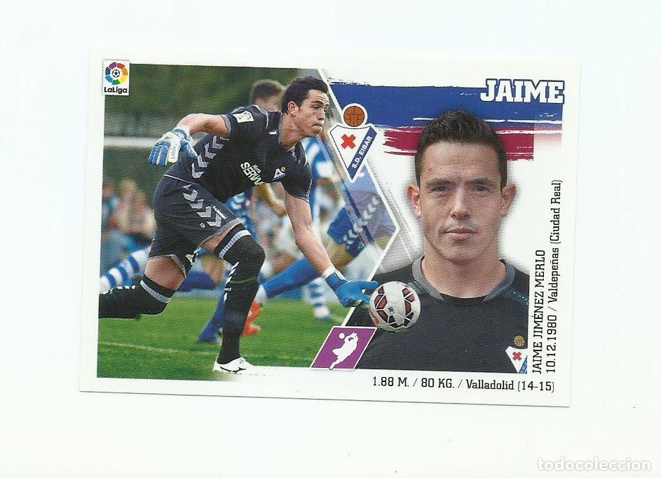 Cromos de f&uacute;tbol: EDICIONES ESTE 2015/2016 4 JAIME EIBAR NUEVO PERFECTO - Foto 1