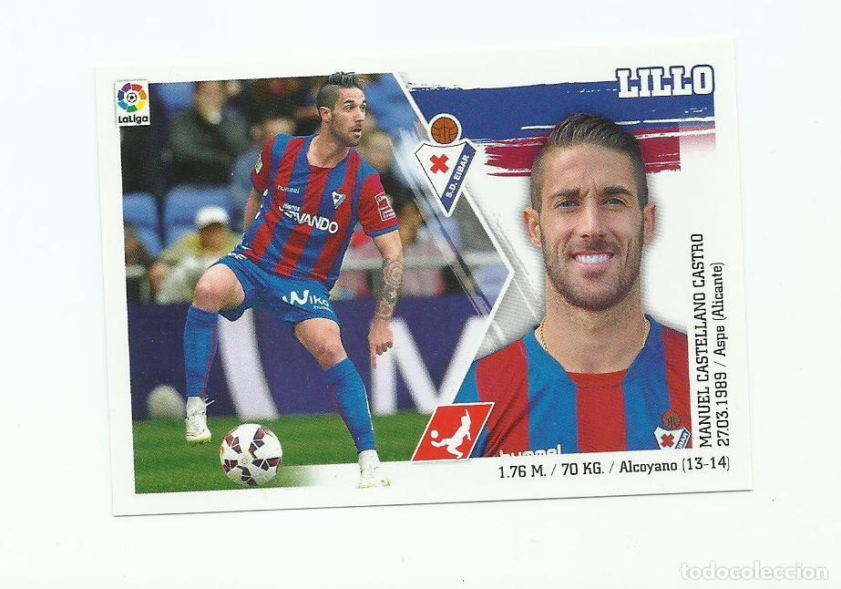 Cromos de f&uacute;tbol: EDICIONES ESTE 2015/2016 8 LILLO EIBAR NUEVO PERFECTO - Foto 1