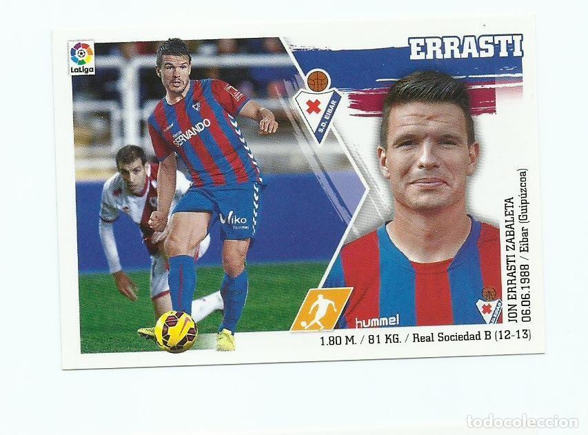 Cromos de f&uacute;tbol: EDICIONES ESTE 2015/2016 12 ERRASTI EIBAR NUEVO PERFECTO - Foto 1