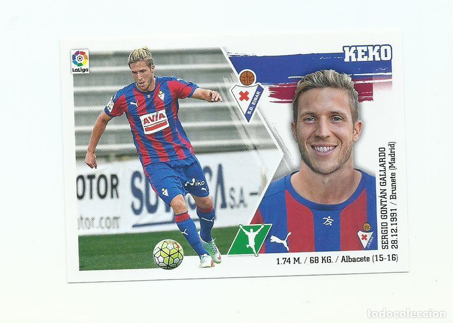 Cromos de f&uacute;tbol: EDICIONES ESTE 2015/2016 17 KEKO EIBAR NUEVO PERFECTO - Foto 1