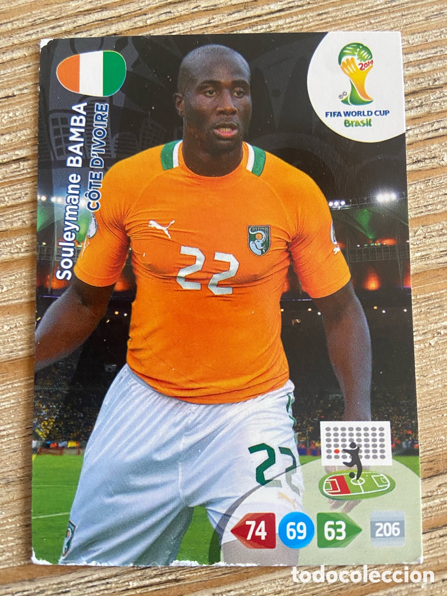 Cromos de F&uacute;tbol: BAMBA COSTA DE MARFIL ADRENALYN XL BRASIL 2014 WORLD CUP MUNDIAL FUTBOL 14