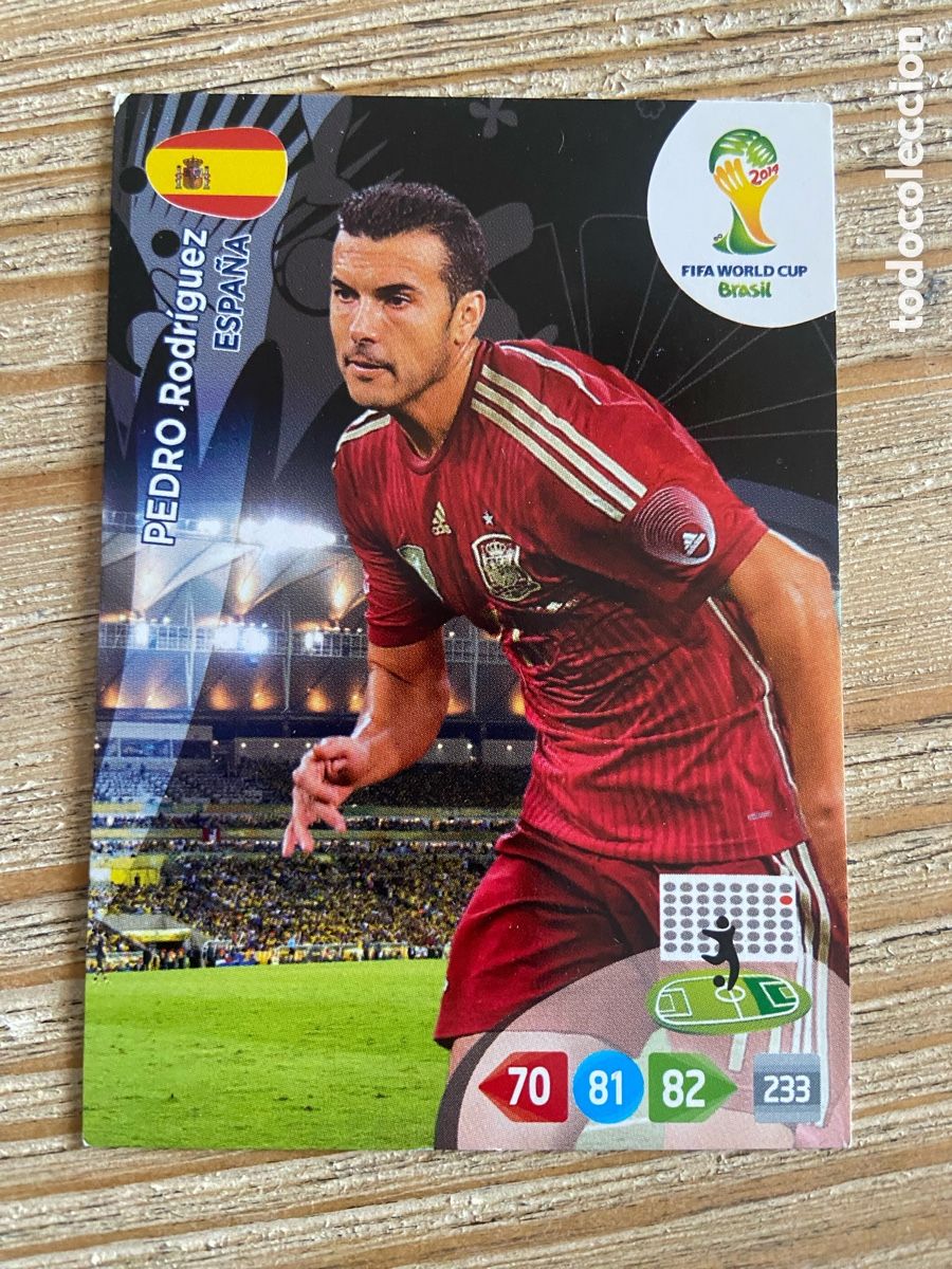 Figurine di Calcio: PEDRO ESPA&Ntilde;A ADRENALYN XL BRASIL 2014 WORLD CUP MUNDIAL FUTBOL 14