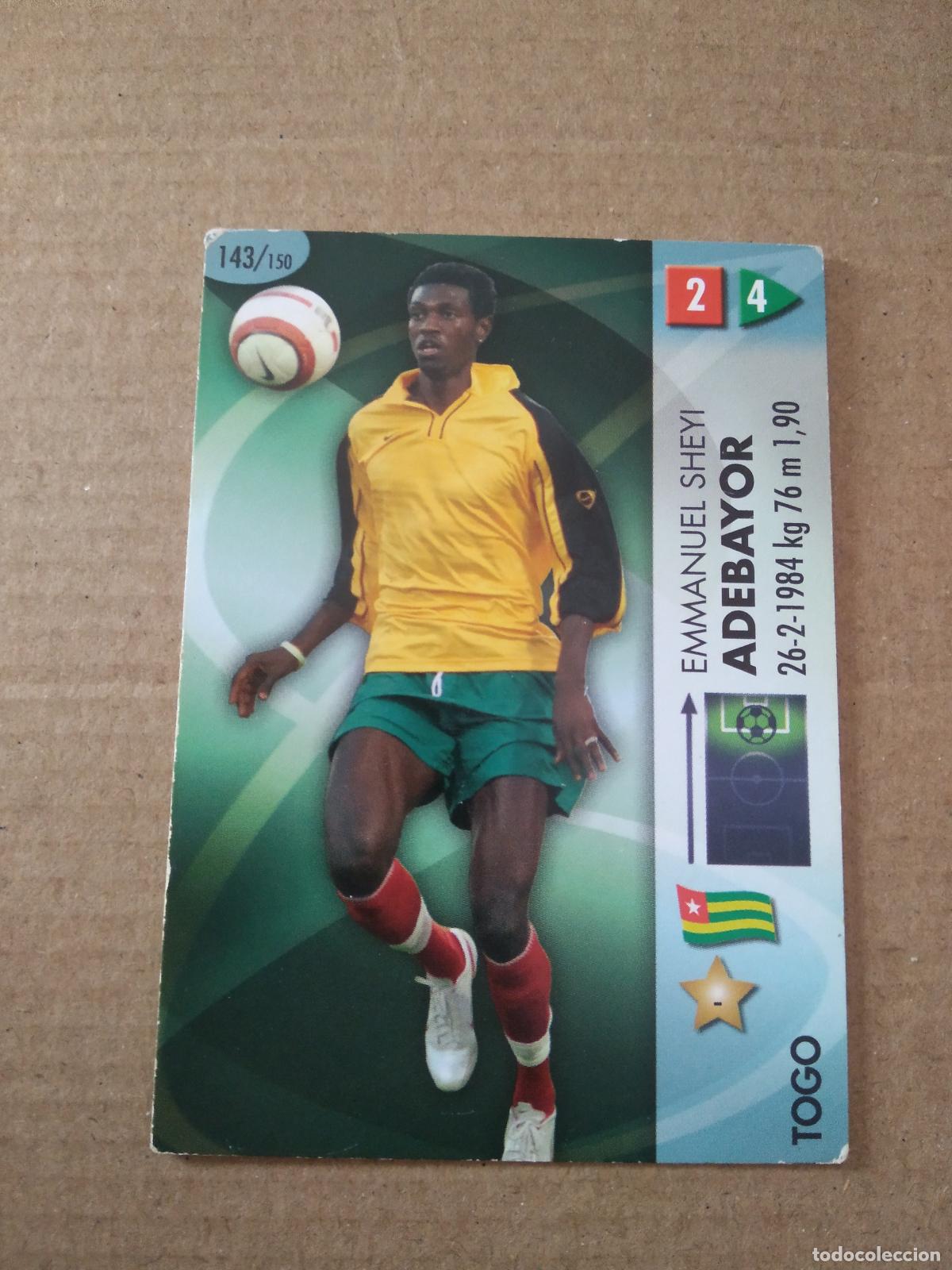 Cromos de F&uacute;tbol: 143 ADEBAYOR TOGO CROMO FUTBOL MUNDIAL 2006 GOAAAL PANINI WORLD CUP COPA DEL MUNDO