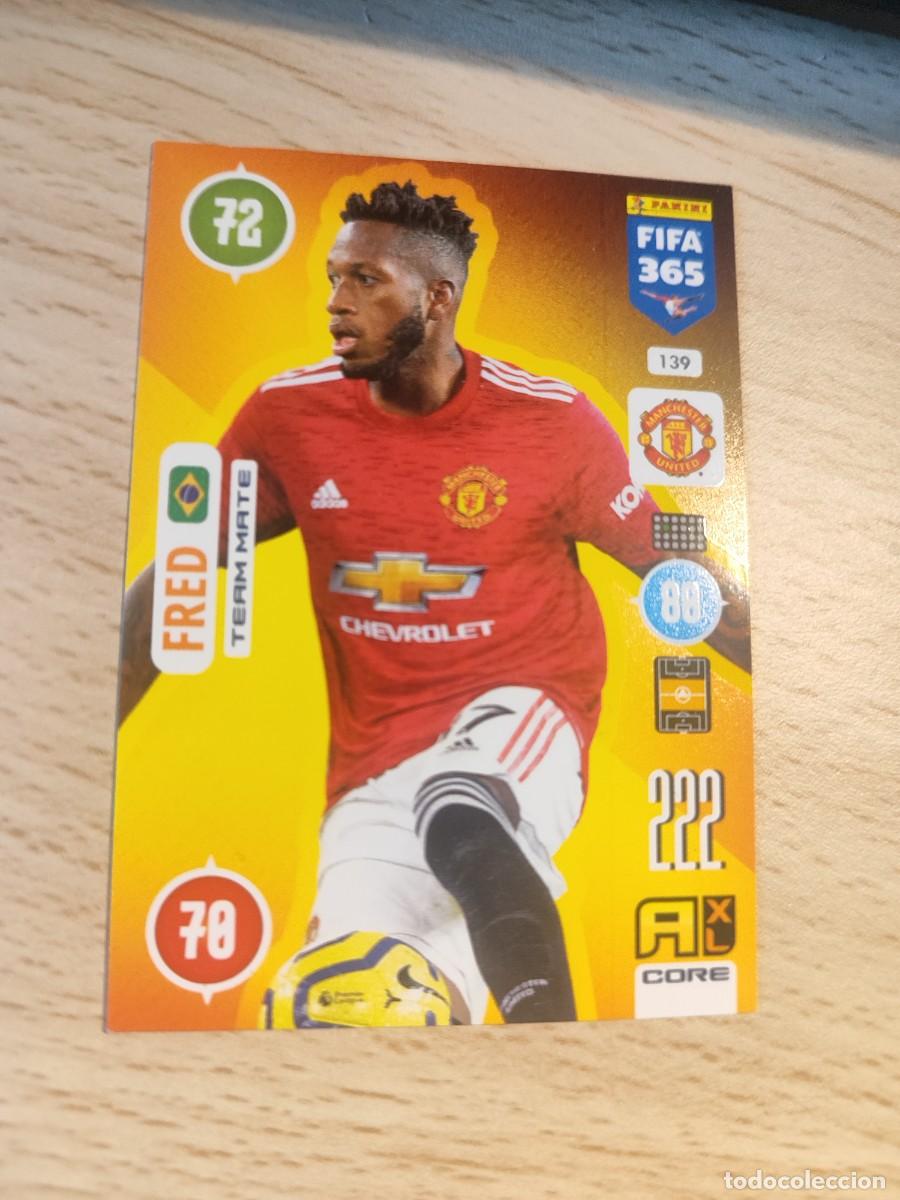 Cromos de Futebol: 139 FIFA 365 2021 ADRENALYN XL FRED MANCHESTER UNITED TEAM MATES PANINI 21 2020 20