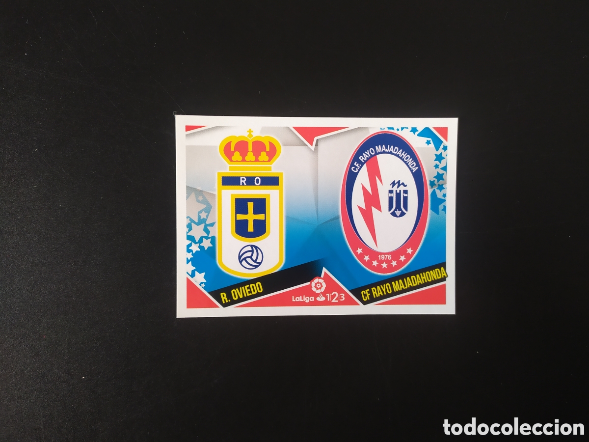 Fu&szlig;ball-Sticker: Liga este 2018 2019 18 19 panini escudos Liga 1/2/3 n&deg; 9 Oviedo Rayo Majadahonda