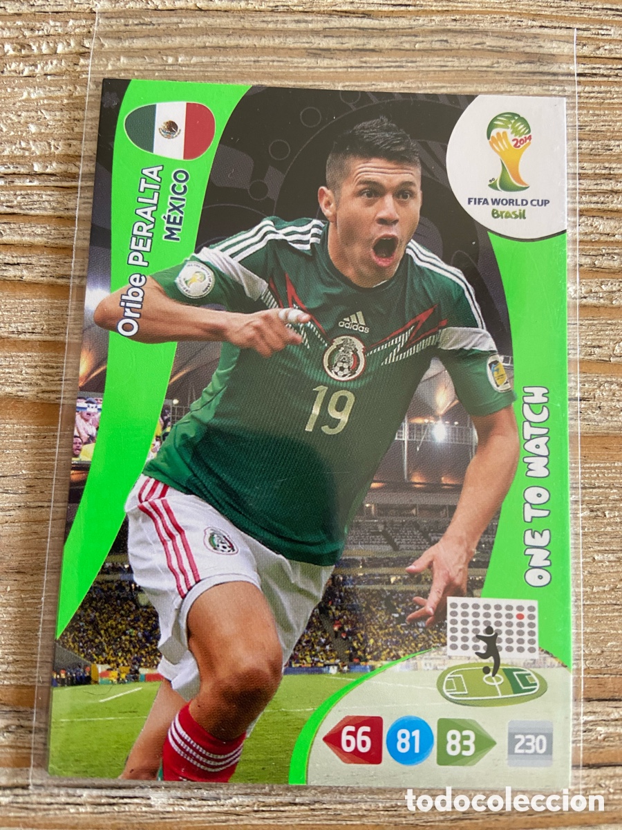 Figurine di Calcio: PERALTA MEXICO ONE TO MATCH ADRENALYN XL BRASIL 2014 WORLD CUP MUNDIAL FUTBOL 14