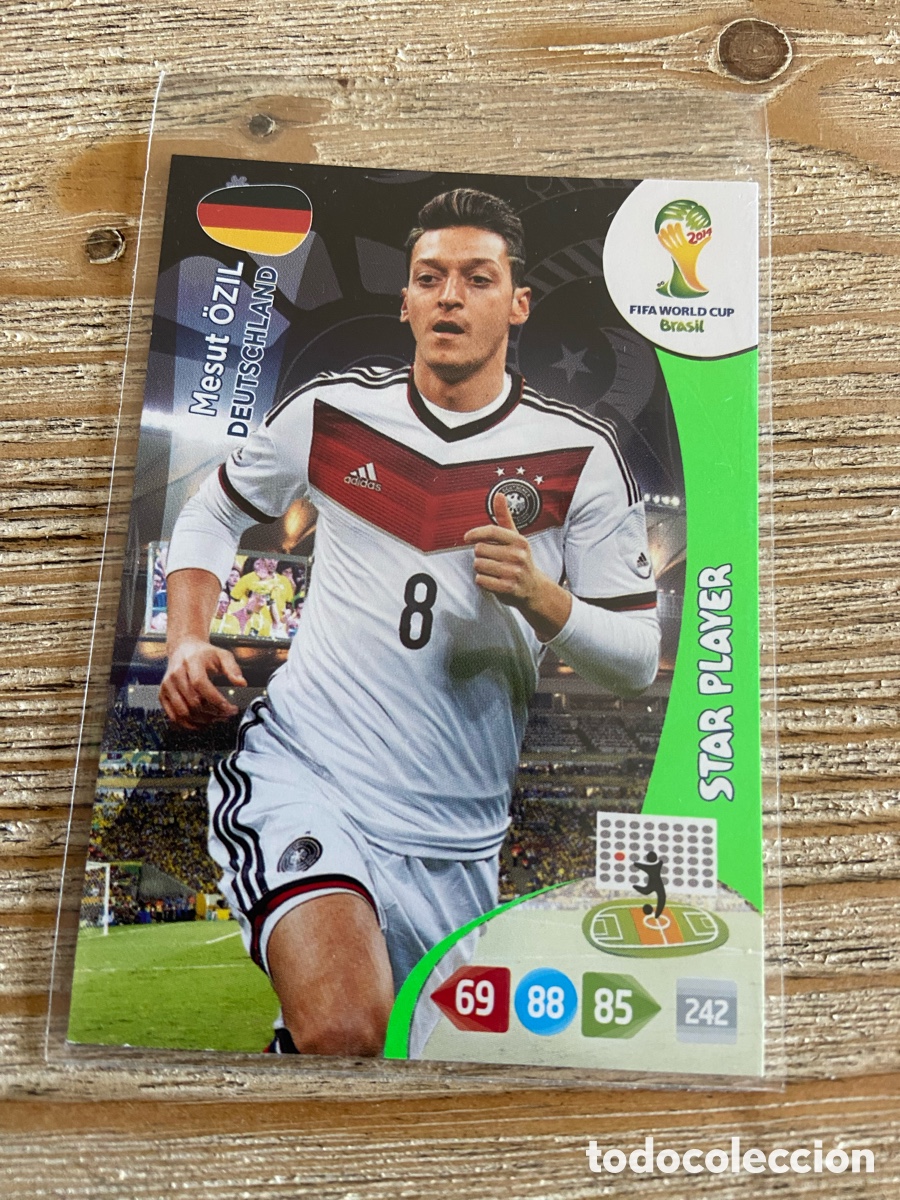 Fu&szlig;ball-Sticker: OZIL ALEMANIA STAR PLAYER ADRENALYN XL BRASIL 2014 WORLD CUP MUNDIAL FUTBOL 14