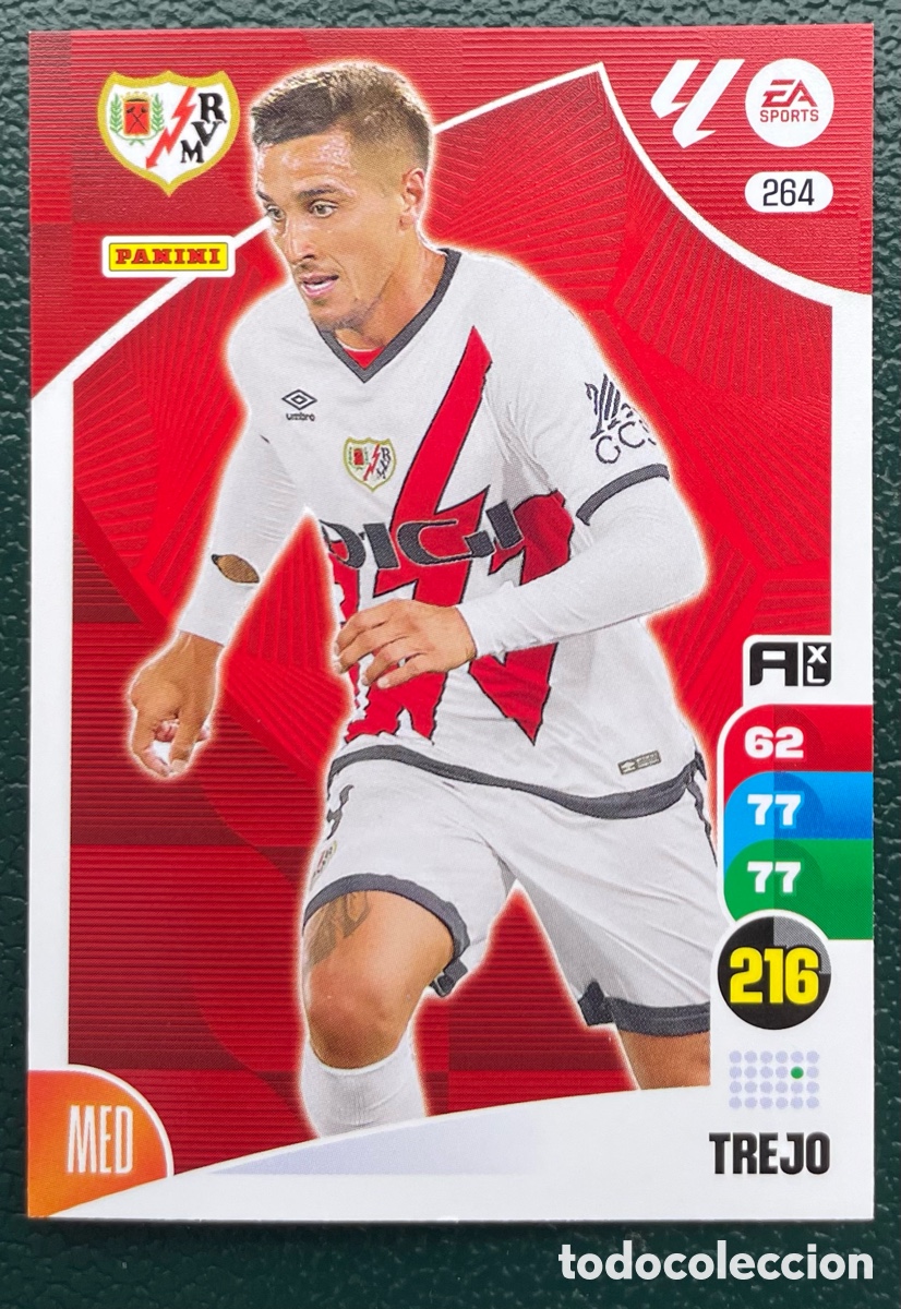 Cromos de Futebol: 264 TREJO RAYO VALLECANO FICHAS ALBUM ADRENALYN XL 2024 2025 24 25