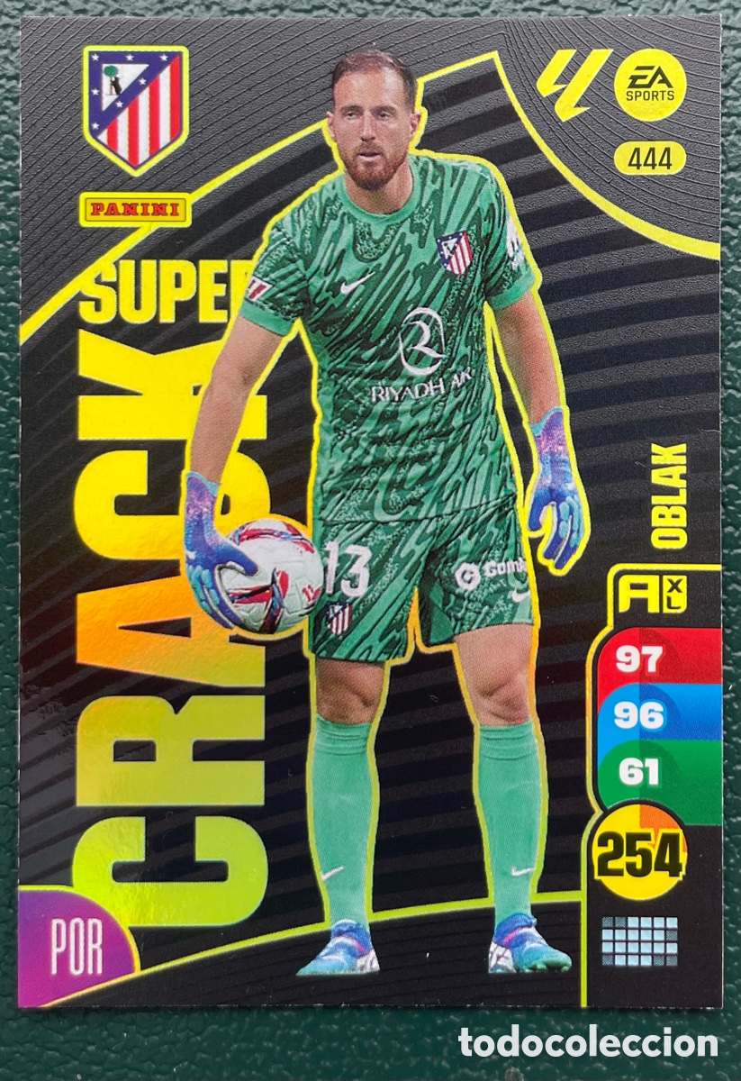Cromos de Futebol: 444 OBLAK ATLETICO DE MADRID SUPER CRACK FICHAS ALBUM ADRENALYN XL 2024 2025 24 25