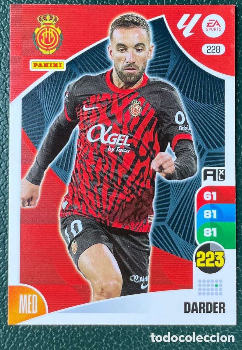Cromos de F&uacute;tbol: 228 DARDER RCD MALLORCA FICHAS ALBUM ADRENALYN XL 2024 2025 24 25