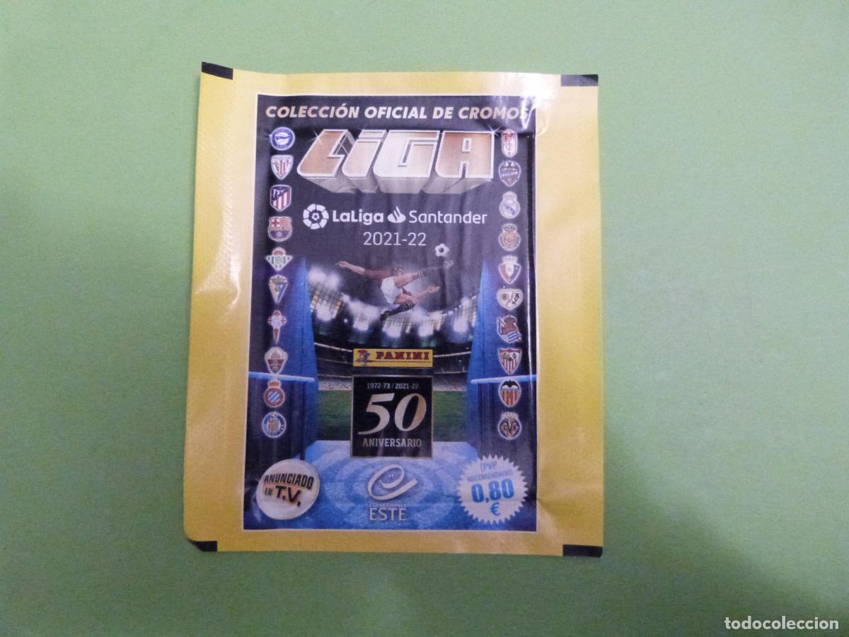 Football Stickers: SOBRE CROMOS DE F&Uacute;TBOL SIN ABRIR LIGA ESTE 2021-2022/21-22