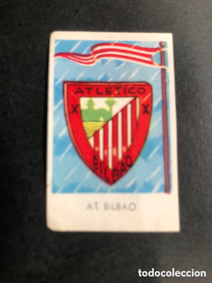 Football Stickers: CROMO FUTBOL SIN PEGAR 63 ESCUDO ATH BILBAO LIGA 1959 EDITORIAL RUIZ ROMERO