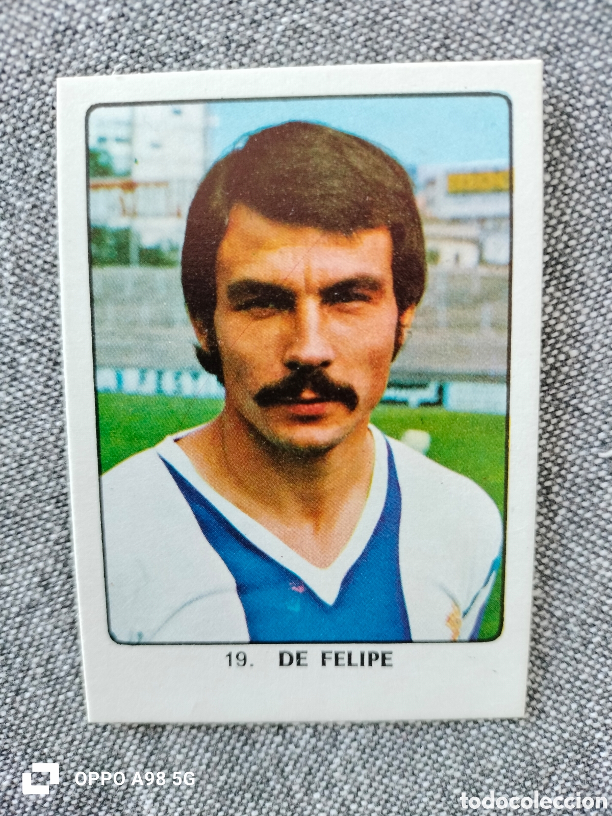 Cromos de Futebol: Cromo 19 De Felipe Espa&ntilde;ol Keisa Campeones del deporte mundial 1974