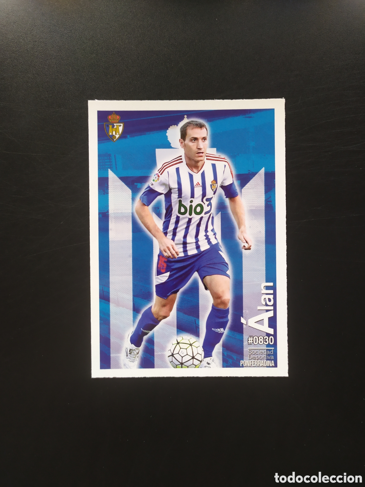 Cromos de Futebol: Mundicromo fichas Liga 2015 2016 15 16 Alan n&deg; 830 Ponferradina