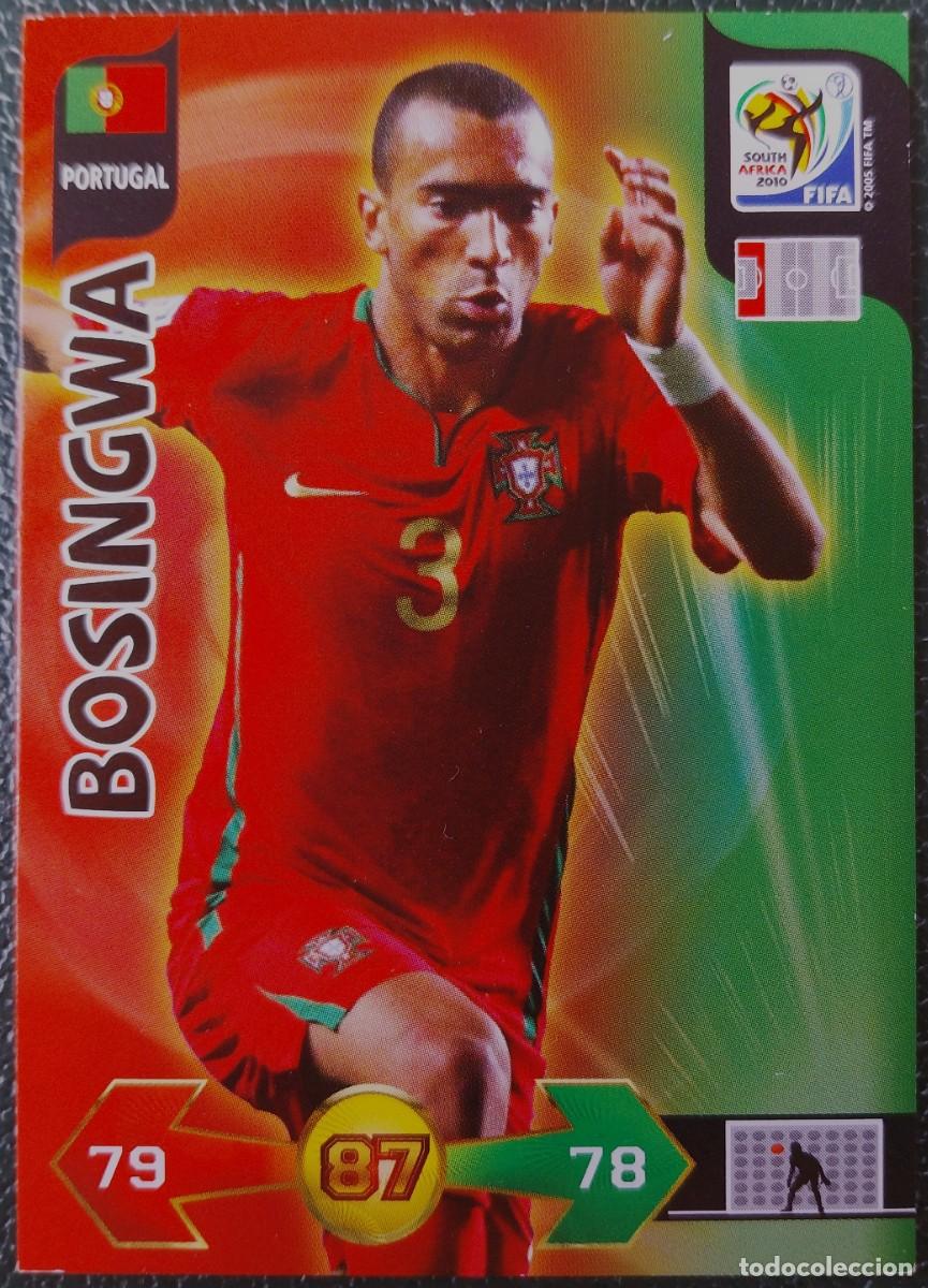 Football Stickers: BOSINGWA PORTUGAL FICHAS ALBUM ADRENALYN XL MUNDIAL SOUTH AFRICA 2010