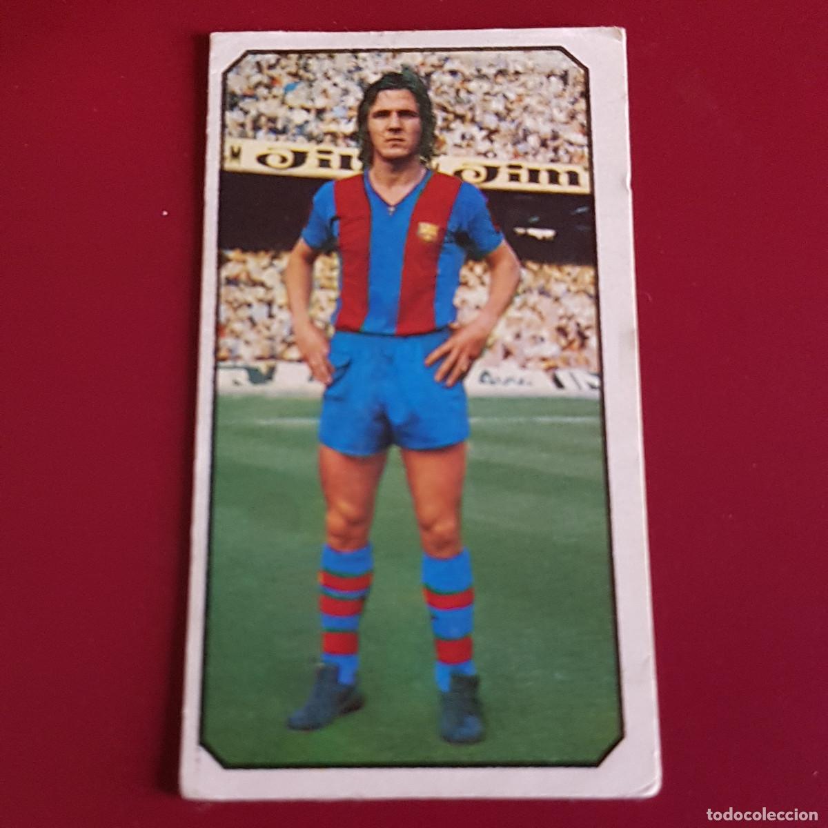 Figurine di Calcio: ESTE - FUTBOL LIGA 77 78 - 1977 1978 - BARCELONA - SANCHEZ - NUNCA PEGADO