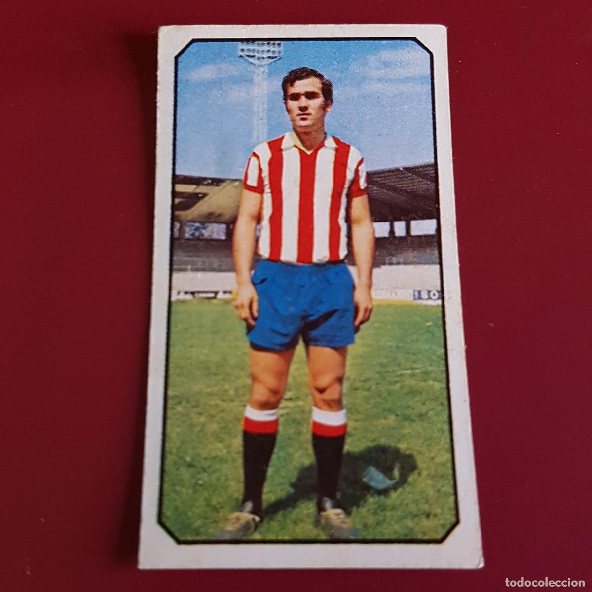 Figurine di Calcio: ESTE - FUTBOL LIGA 77 78 - 1977 1978 - GIJON - FANJUL - NUNCA PEGADO