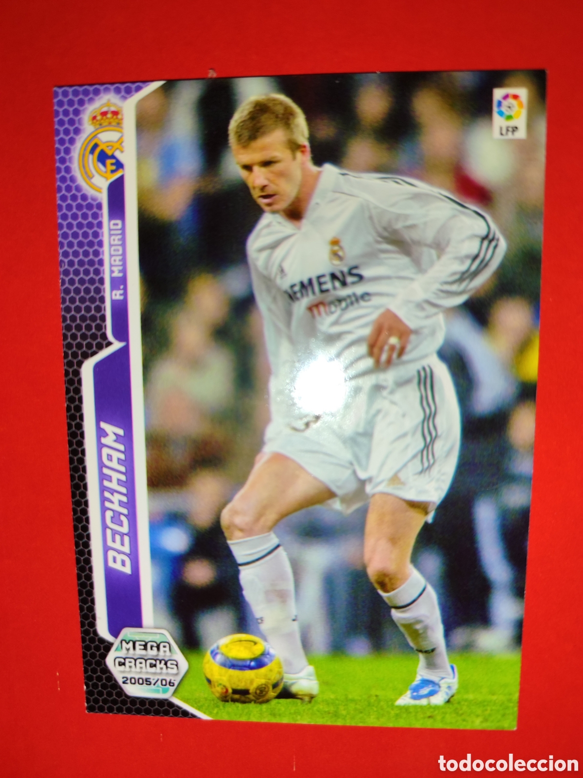 Cromos de f&uacute;tbol: David Beckham Megacraks 2005-06 - Foto 2