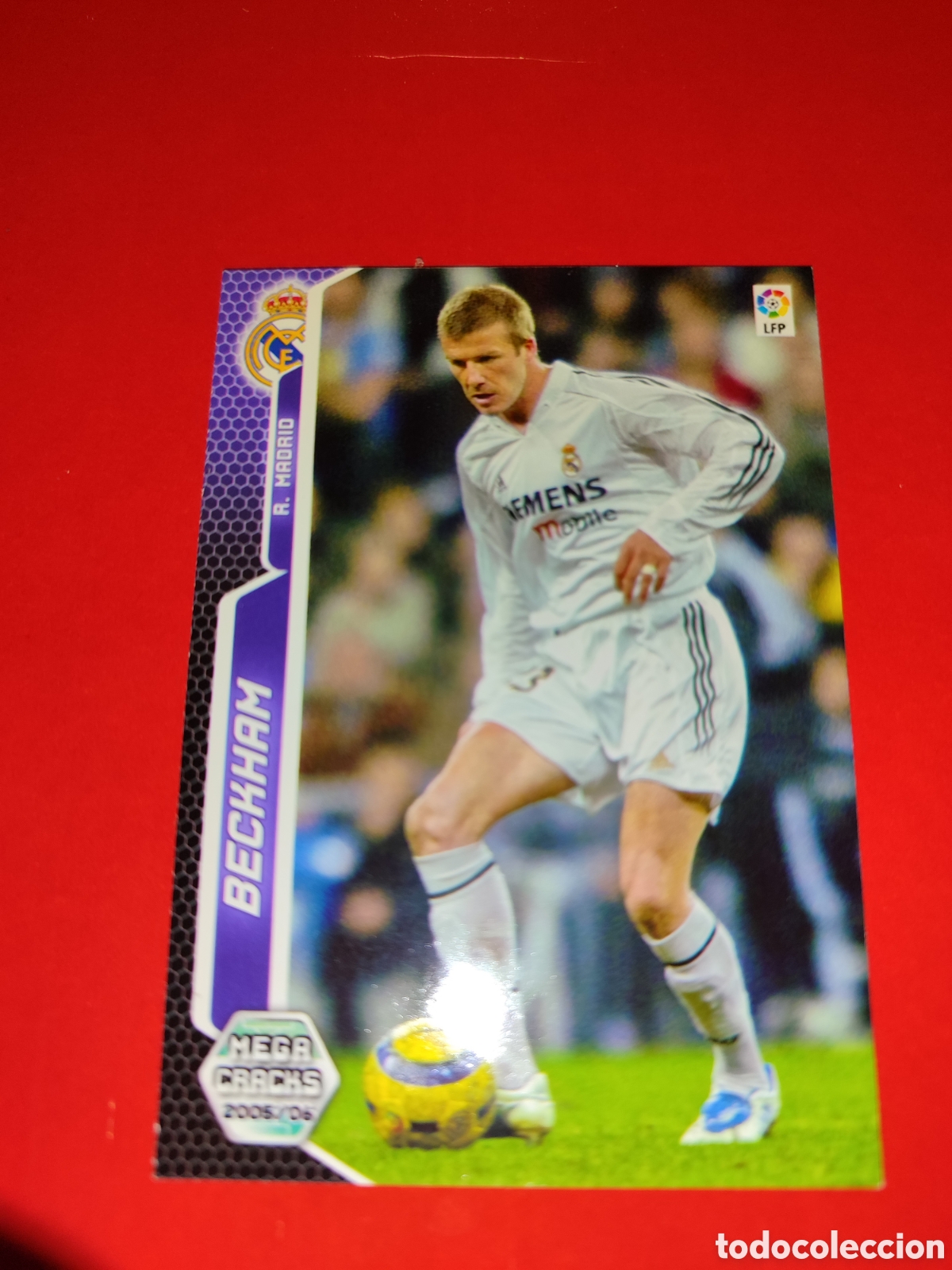 Cromos de f&uacute;tbol: David Beckham Megacraks 2005-06 - Foto 1
