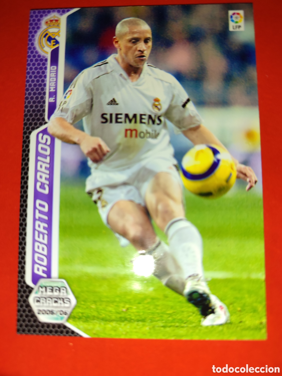 Cromos de F&uacute;tbol: Roberto Carlos Megacraks 2005-06
