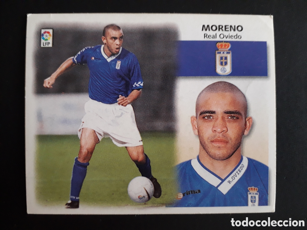 Fu&szlig;ball-Sticker: MORENO OVIEDO ED ESTE 99 00 1999 2000 SIN PEGAR, PEDIDO M&Iacute;NIMO 3&euro;.