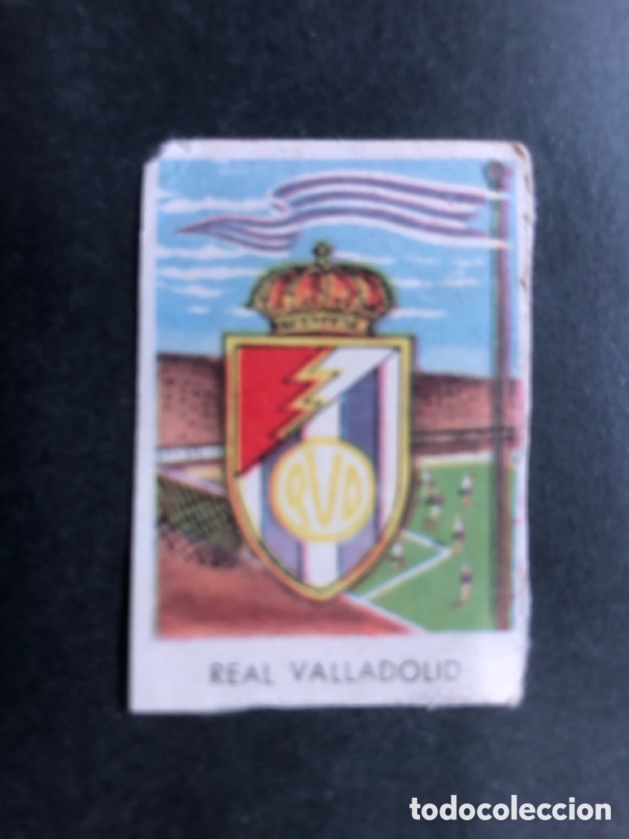 Football Stickers: CROMO FUTBOL SIN PEGAR N&ordm; 300 ESCUDO REAL VALLADOLID LIGA 1959 EDITORIAL RUIZ ROMERO