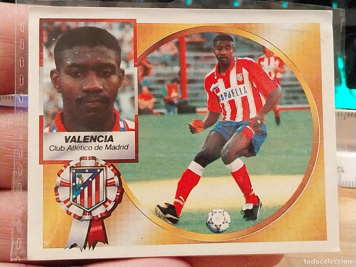 Cromos de F&uacute;tbol: VALENCIA AT ATLETICO MADRID ED ESTE LIGA 94 95 1994 CROMO RECUPERADO VENTANILLA SUP VER FOTOS