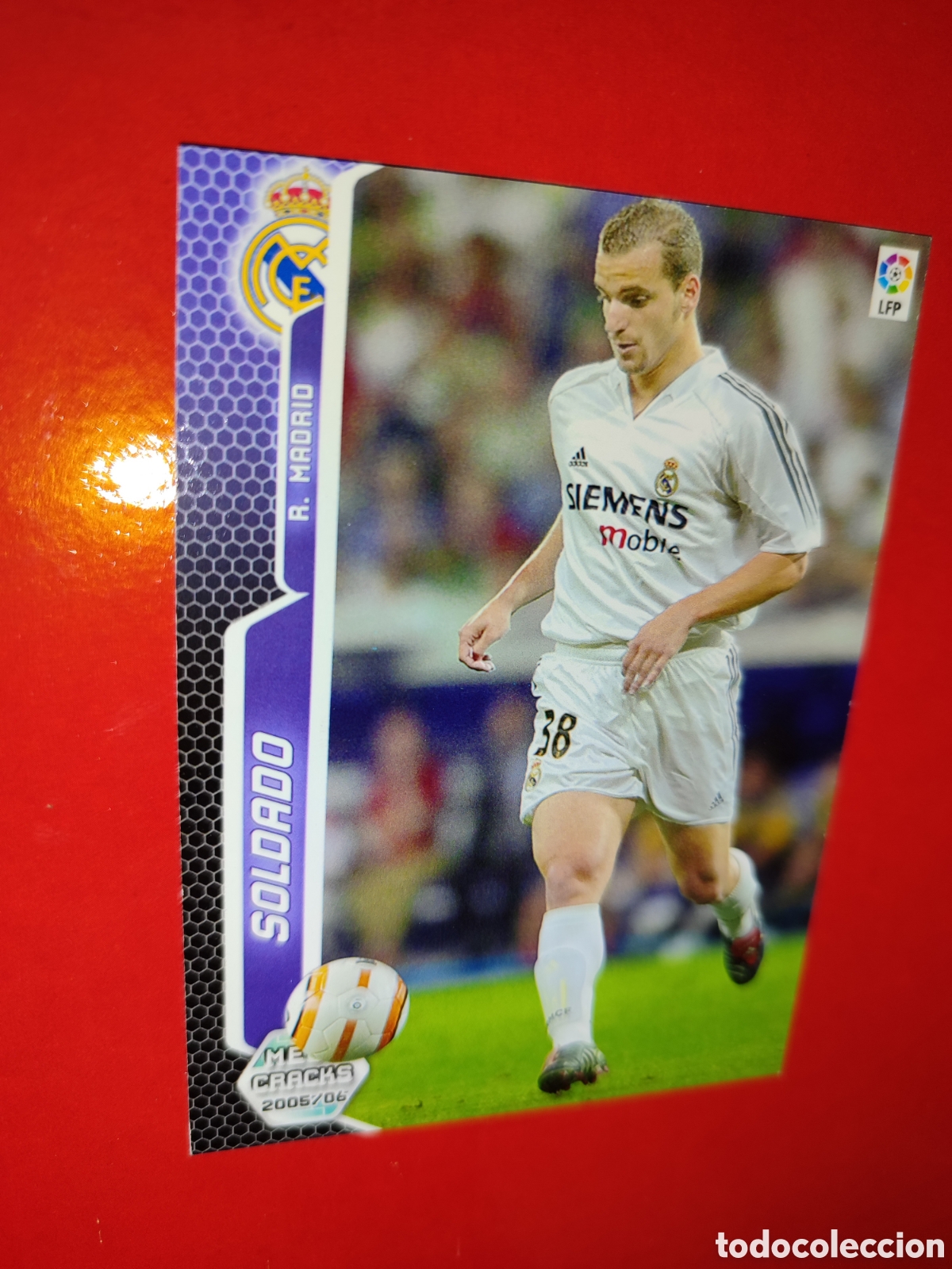 Cromos de f&uacute;tbol: Soldado Nueva ficha Megacraks 2005-06