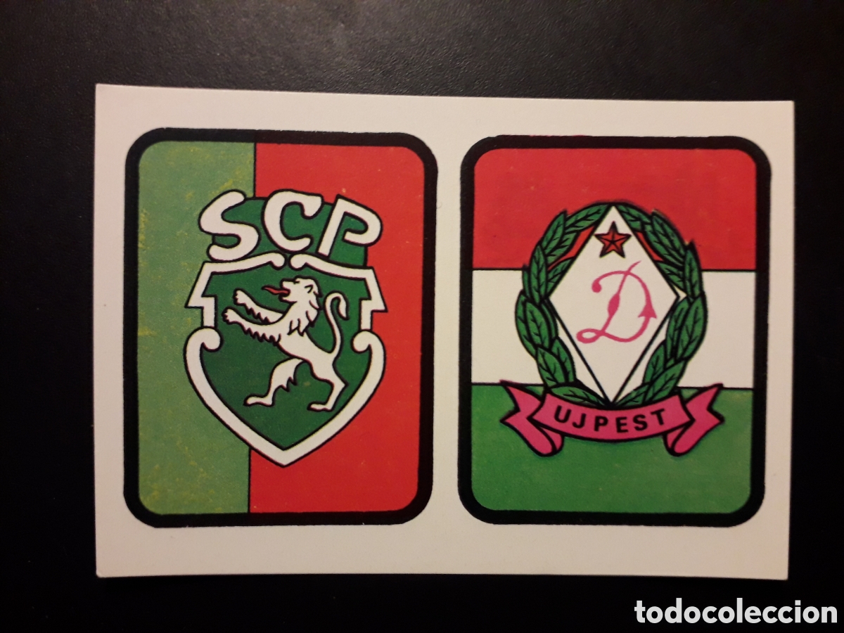 Figurine di Calcio: ESCUDO SPORTING LISBOA/UJPESTI DOZSA N&deg; 230 RUIZ ROMERO 1975 1976 75 76 SIN PEGAR, PEDIDO M&Iacute;NIMO 3&euro;.