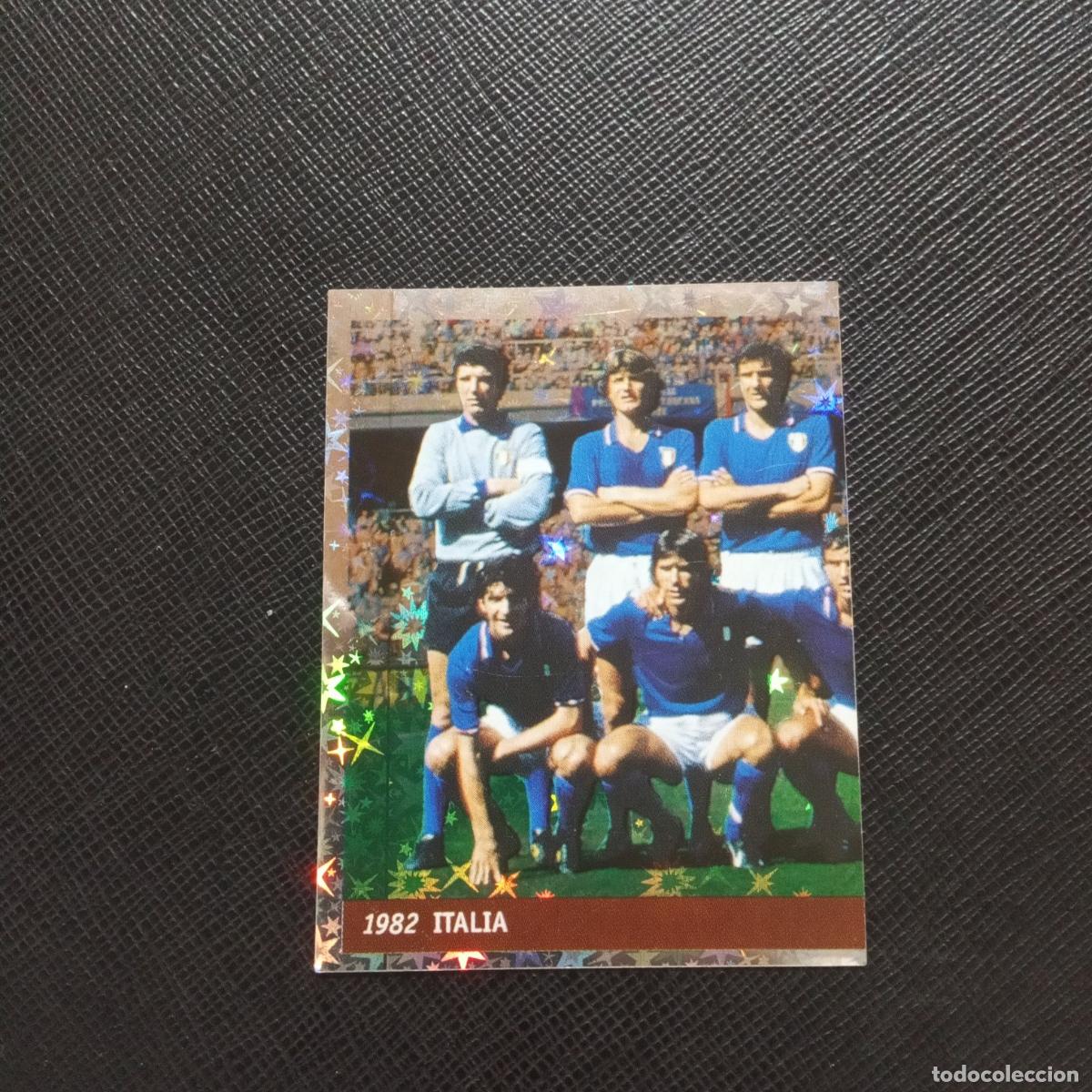 Cromos de F&uacute;tbol: 8 ALINEACION ITALIA 1982 DS FRANCIA 1998 MUNDIAL WORLD CROMO FUTBOL 98 - SIN PEGAR - A11 PG100