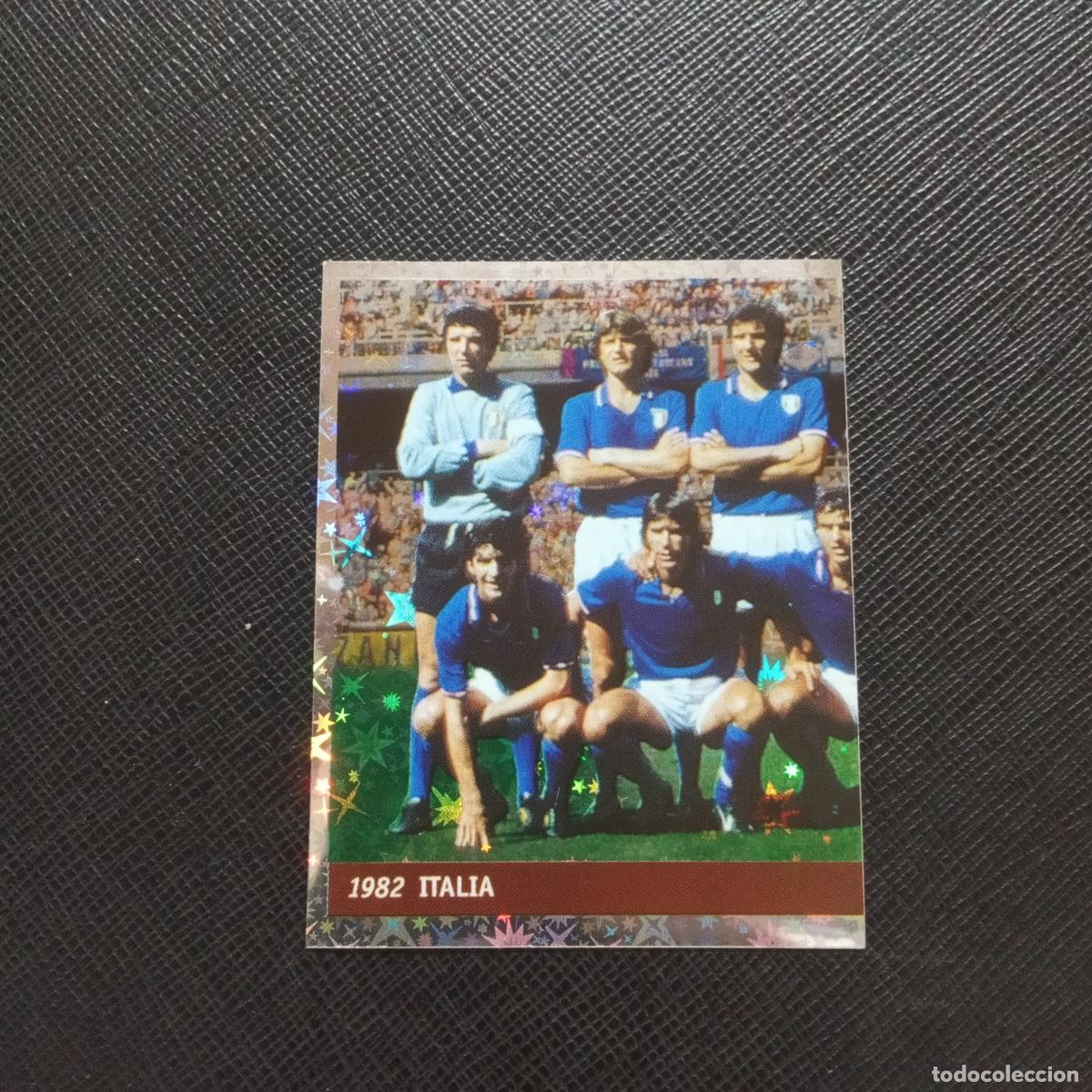 Cromos de f&uacute;tbol: 8 ALINEACION ITALIA 1982 DS FRANCIA 1998 MUNDIAL WORLD CROMO FUTBOL 98 - SIN PEGAR - A11 PG118 B