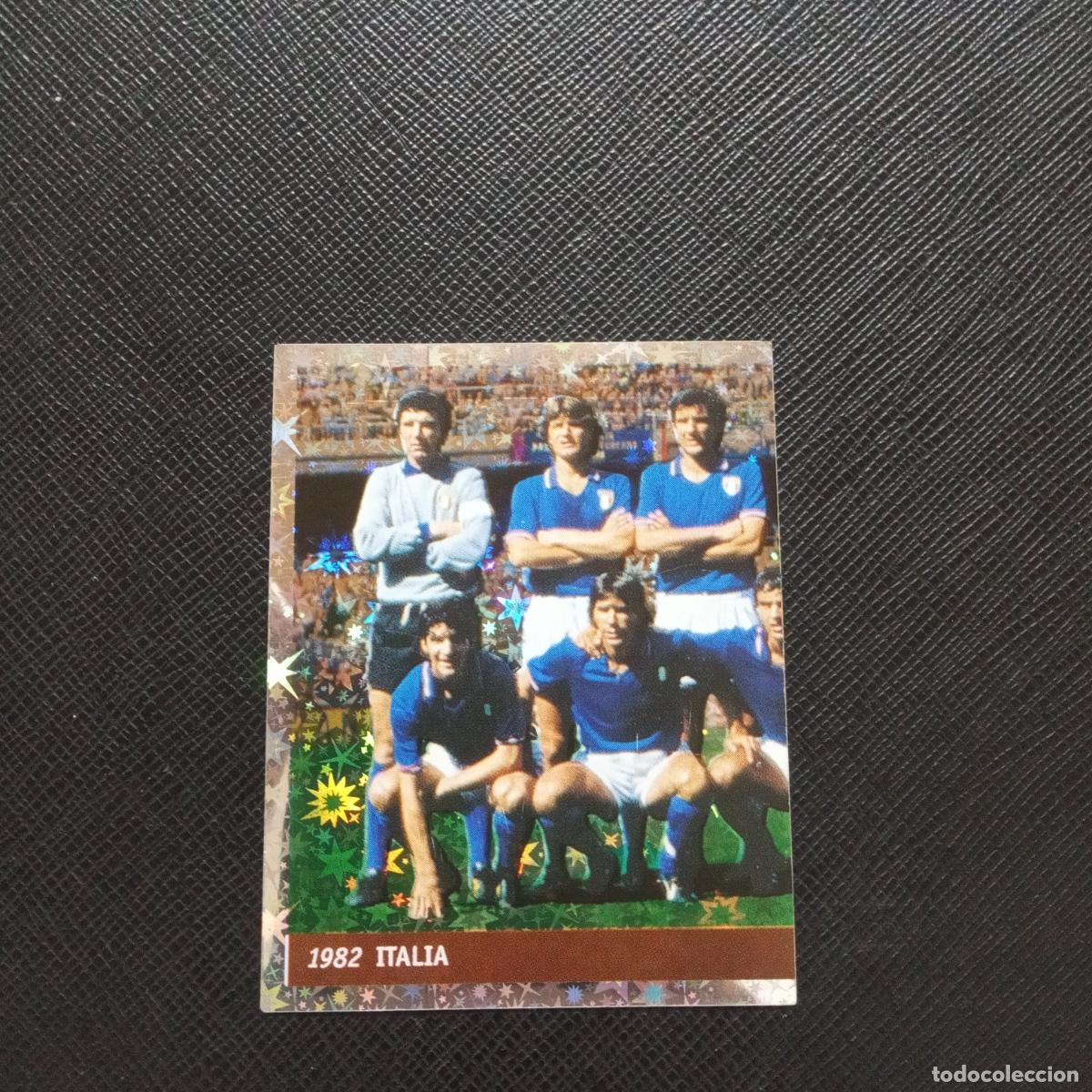 Cromos de F&uacute;tbol: 8 ALINEACION ITALIA 1982 DS FRANCIA 1998 MUNDIAL WORLD CROMO FUTBOL 98 - SIN PEGAR - A11 PG127