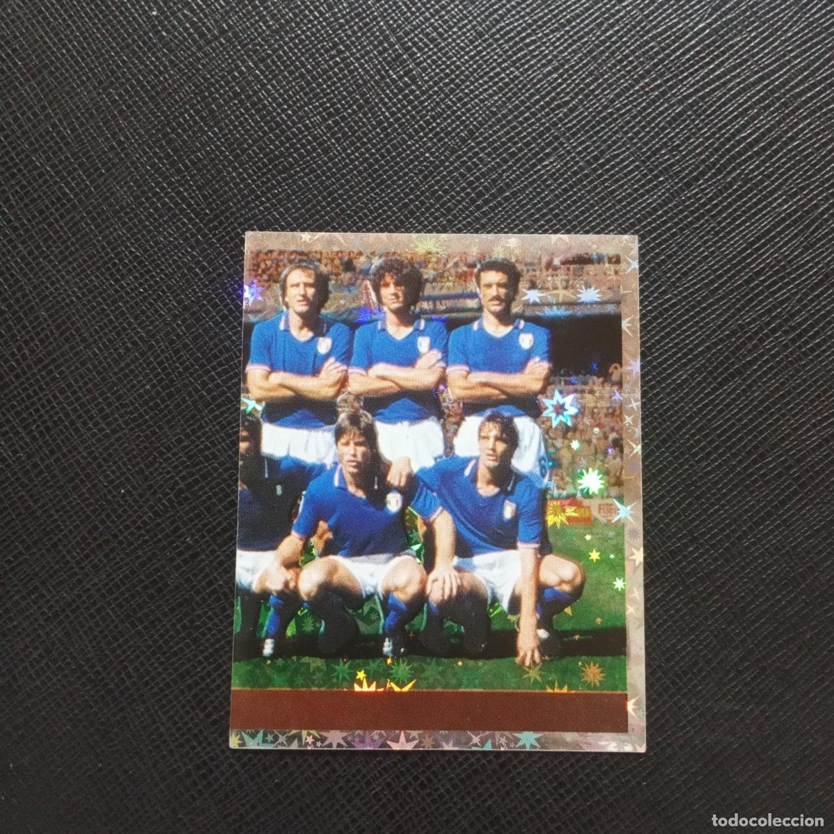 Cromos de F&uacute;tbol: 9 ALINEACION ITALIA 1982 DS FRANCIA 1998 MUNDIAL WORLD CROMO FUTBOL 98 - SIN PEGAR - A11 PG136
