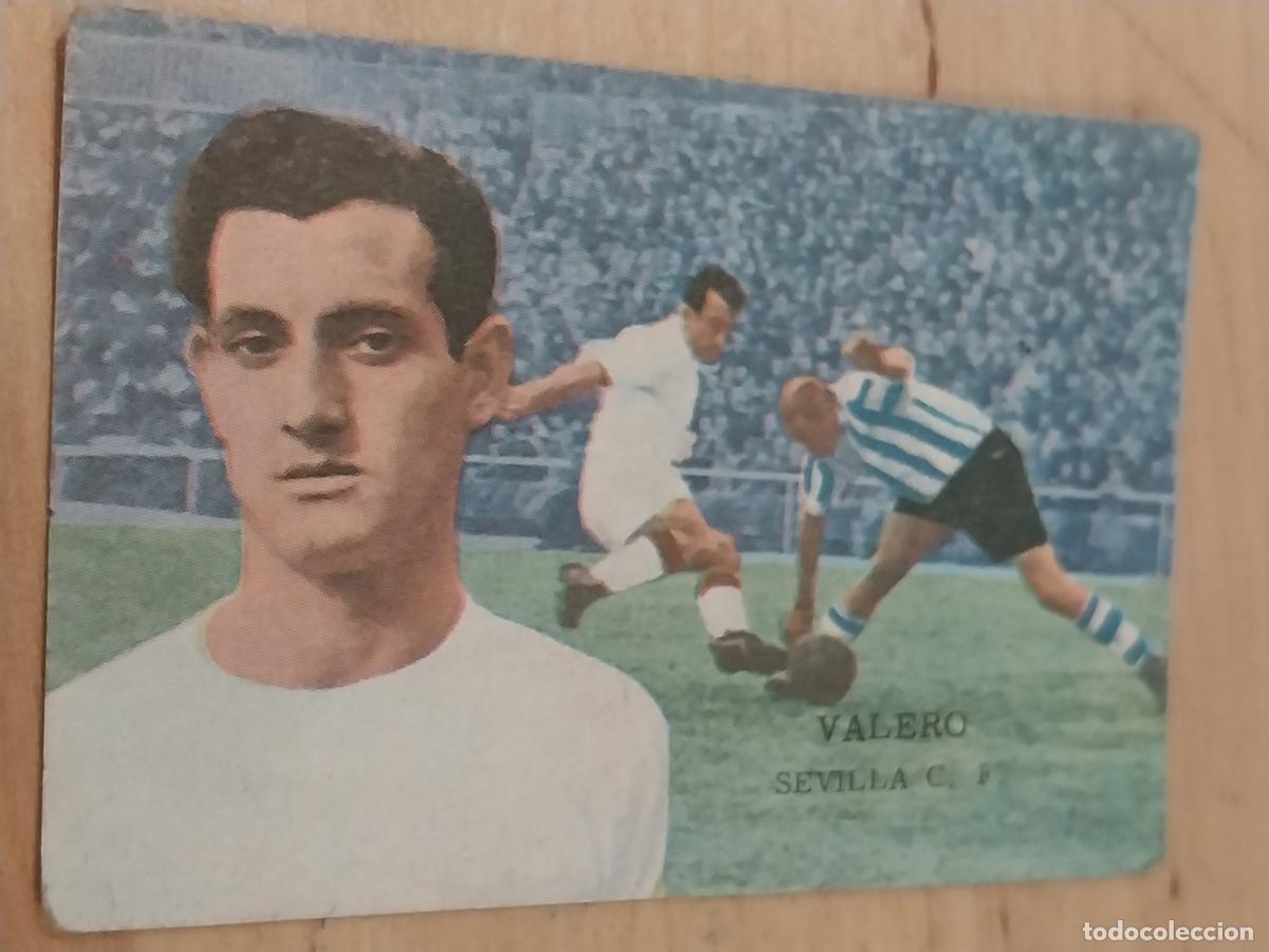 Cromos de Futebol: VALERO SEVILLA C FUTBOL ED FHER LIGA 62 63 1962 CROMO SIN PEGAR NUNCA