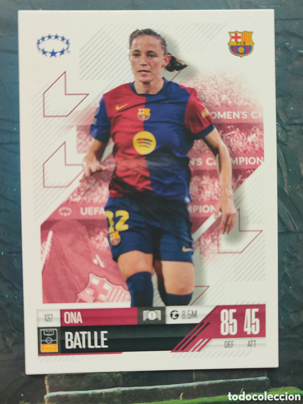Cromos de f&uacute;tbol: 137 Ona Batlle FC Barcelona UWCL Match Attax Extra 2024 2025 Topps