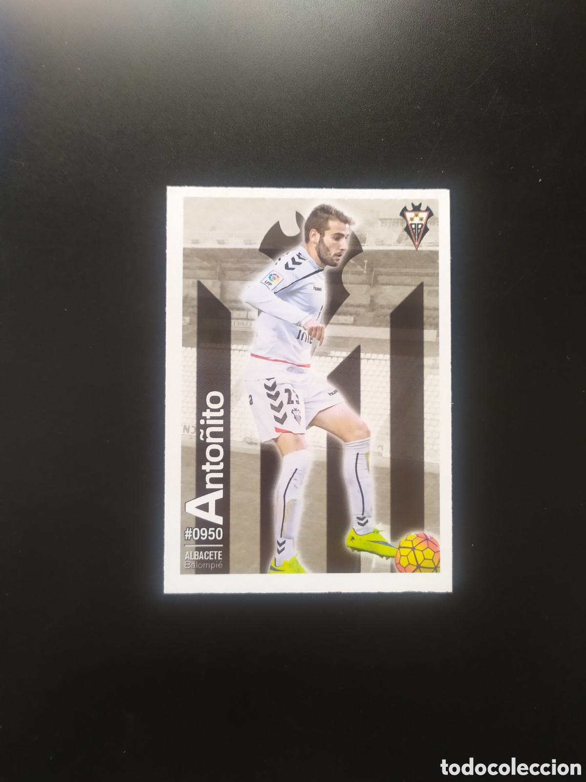 Cromos de Futebol: Mundicromo fichas Liga 2015 2016 15 16 Anto&ntilde;ito n&deg; 950 Albacete